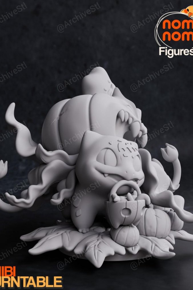 宝可梦 口袋妖怪(Bulbasaur)  妙蛙种子 3D打印图纸